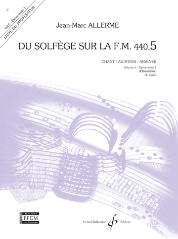 Du solfège sur la F. M. 440.5. Chant, audition et analyse Visuel